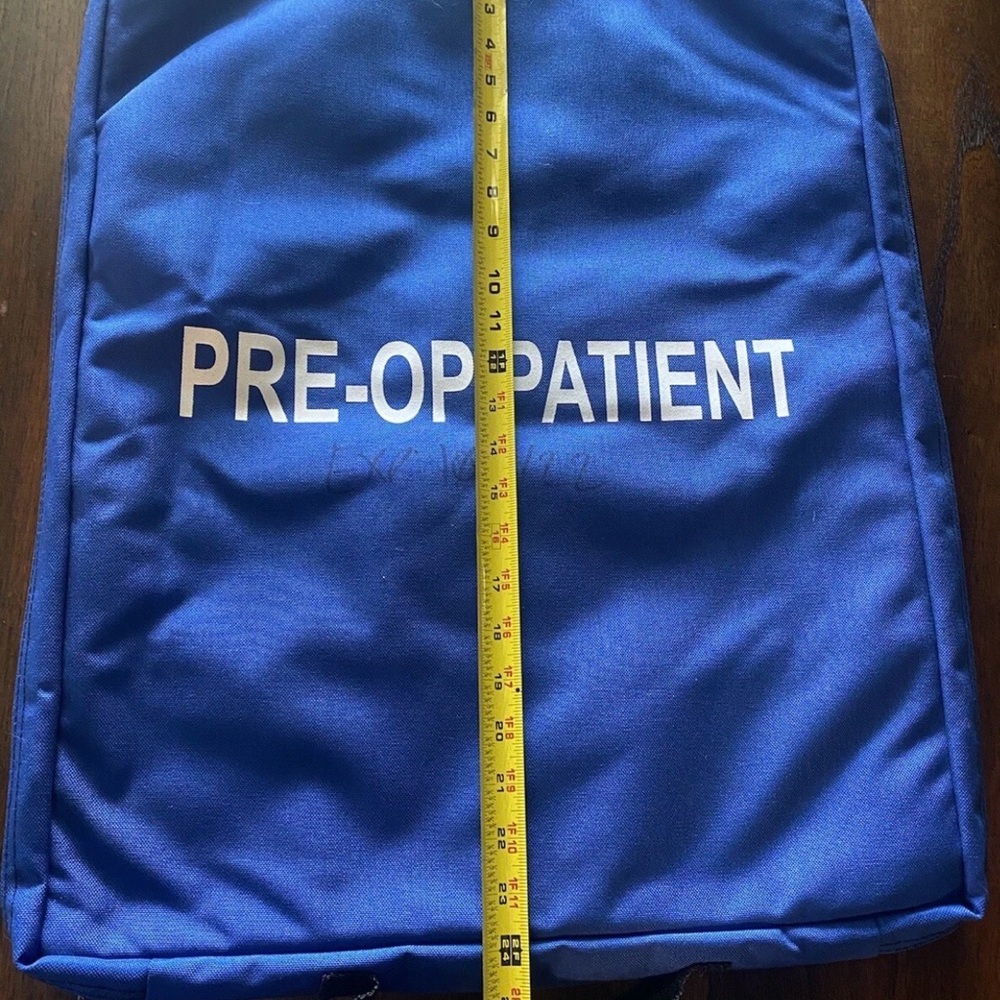 Iron Duck PRE-OP PATIENT Hanging Medical Bag #43009 empty  USA Made
